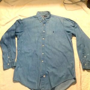 Polo Raulph Lauren denim shirt large
